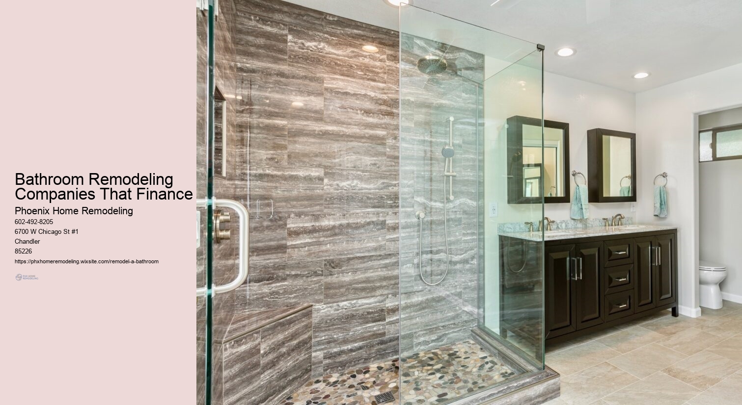 Bathroom Remodeling Companies That Finance